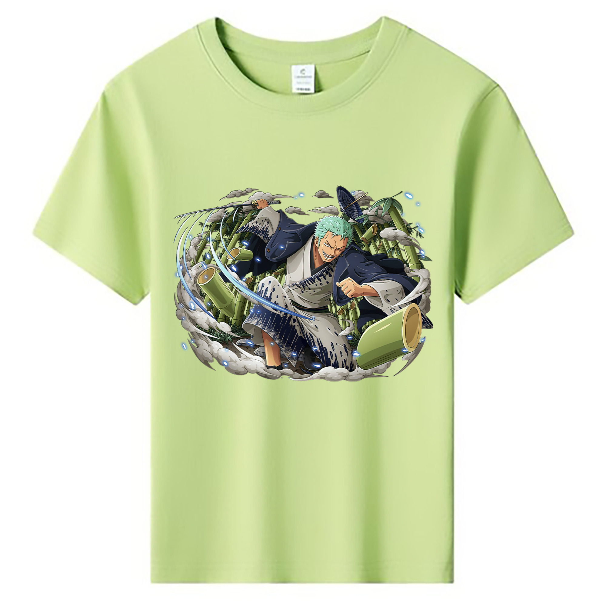 ワンピース ロロノア・ゾロ ONE PIECE Roronoa Zoro 綿100％キッズTシャツ（フロントプリント）